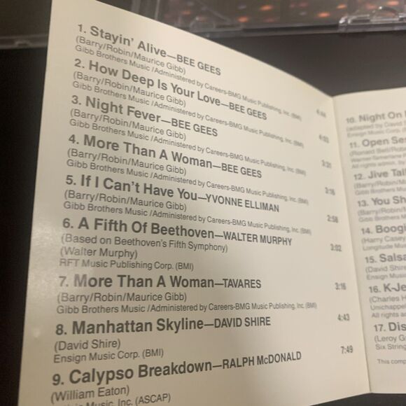 SATURDAY NIGHT FEVER CD Artwork and Booklet NO CD Just the CASE - Picture 6 of 7